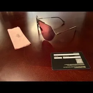 Fendi | Accessories | Fendi Sunglasses Unisex Gold With  display picture 2